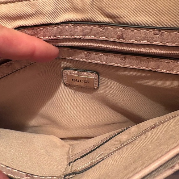 Guess Blush Ostrich Embossed Clutch - Picture 5 of 8